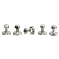 Steel Screws 3/8" Tripod Quick Release QR Plate Camera Flathead Slot Stainless SS ideal for Manfrotto / Sachtler (5) | インタートレーディング