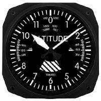 Trintec 3060-10-C 10インチ 高度計 航空 クラシック楽器スタイル 壁掛け時計 | インタートレーディング