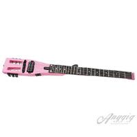 Anygig Electric Guitar Practice Portable Travel 82CM 1.6KG Pink Matte 25.5" Full Scale with Gigbag Right Handed | インタートレーディング