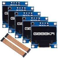 GeeekPi 5PCS 0.96 Inch OLED Module 12864 128x64 White Driver IIC Serial Display Board Module for Arduino, Raspberry Pi,Beagle Bone Black | インタートレーディング