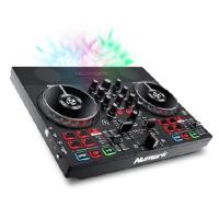 【並行輸入品】 Numark DJコントローラー スピーカー内蔵 DJ機材 Serato DJ Lite 付属 ストリーミング LEDライト搭載 オーディオインターフェース内蔵 | インタートレーディング