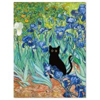 手描きのゴッホの有名な虹彩の絵 手描きのゴッホの有名な虹彩の絵 手描きのゴッホの有名な虹彩の絵