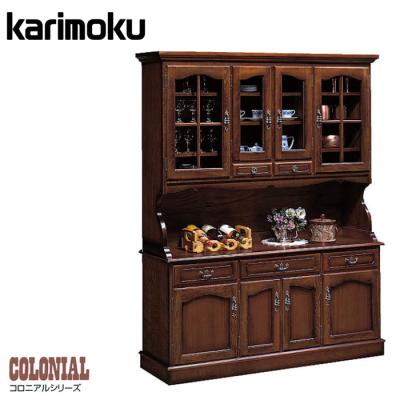 激レア カリモク コロニアル スライド式 本棚 サイドボード テレビ台