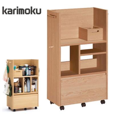 デスク下収納ワゴン（カリモク家具／ベビー、キッズ、マタニティ）の