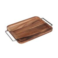 トレー 木製 ダルトン アカシア トレイ ウィズ メタル ハンドル レクタングル Sサイズ Dl K19 0106s アットイーズ 通販 Yahoo ショッピング