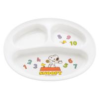 ランチプレート 24cm トライ食器 プラスチック （ 食洗器対応 電子レンジ対応 仕切り皿 皿 お皿 子ども用 スヌーピー ） | インテリアパレットヤフー店