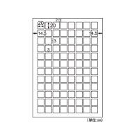 ヒサゴ きれいにはがせるエコノミーラベル 4判 96面 ELH051 1冊 | イーヅカ