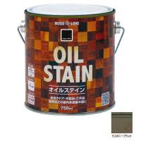 ニッペ オイルステイン 油性 木部着色塗料 750ml Ｓエボニーブラック | イーヅカ