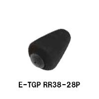 E-TGP RR38-28P バットグリップ用 EVAグリップ ブラック SKTS SKSS用 全長38ｍｍ 内径12.0ｍｍ 外径28.0ｍｍ エンドキャップ Fuji 富士工業 ロッドビルディング | インターシュートYahoo!店