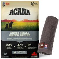 【正規品】アカナ アダルトスモールブリードレシピ 6kg 【犬想いオリジナル今治ハンドタオルセット】【タオルカラー モカ】 | 犬想い