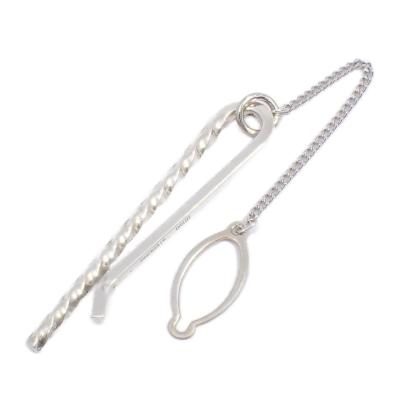 TIFFANY&Co. ヴィンテージ ツイスト タイタック ピン ブローチ Tiffany & Co. - 美品 ティファニー ツイスト リボン ブローチ