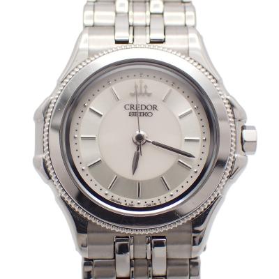 セイコー SEIKO クレドール K18 ダイヤベゼル クオーツ パシフィーク 
