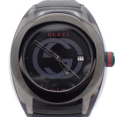 GUCCI メンズ腕時計（文字盤カラー：ブラック系）｜腕時計、懐中時計