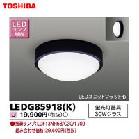 【即日対応します！】LEDG85918(K)  東芝 LED屋外小形シーリング 軒下シーリングライト LEDアウトドアシーリング  天井・壁面兼用 ランプ別売 LEDG85918K | アイオライト ヤフー店