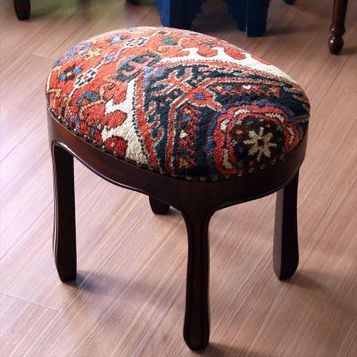 手織りギャッベ　キリム　ギャッベベンチ椅子　オットマン　スツール オールドキリムのスツール – KilimStyle