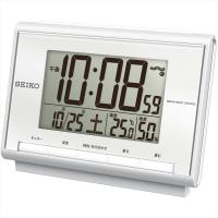 セイコー SEIKO SQ698S 目覚まし時計 電波時計 デジタル アラーム カレンダー 温度計 湿度計 スヌーズ | 時の逸品館セイコークロック専門店