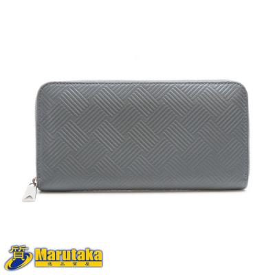 BOTTEGA VENETA グレー 長財布 ボッテガヴェネタ (ボッテガ・ヴェネタ) 長財布 財布 メンズ