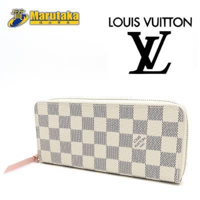 ルイ・ヴィトン☆レディース長財布　アズール柄 LOUIS VUITTON(ルイヴィトン) アズール長財布 TH0076 アイボリー