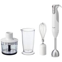 パナソニック ブレンダー ハンドブレンダー 1台4役混ぜる/つぶす/きざむ/泡立て離乳食 速度調整 誤使用防止設計 レシピブック付 ホワイト MX-S302-W | イリス・ボア