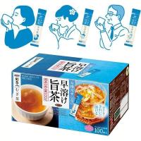 AGF 「新茶人 R」 早溶け旨茶 むぎ茶スティック100本(個包装)  AGF | アイリスプラザ Yahoo!店