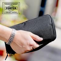 ポーター ディル トラベルウォレット 653-09110 吉田カバン PORTER 日本製 パスポートケース 長財布 ラウンドファスナー メンズ 60サイズ | いろはみせ バッグと財布のお店