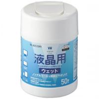 ELECOM WC-DP50N4 ウェットティッシュ/液晶用/ボトル/50枚 | IS-LINK