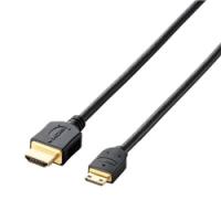 ELECOM CAC-HD14EM15BK HDMI-Miniケーブル/イーサネット対応/1.5m/ブラック | IS-LINK