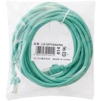 ELECOM LD-GPT/GN5/RS RoHS指令準拠LANケーブル/CAT6/爪折れ防止/5m/グリーン/簡易パッケージ仕様 | IS-LINK