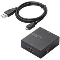 ELECOM AD-HDCV01 ダウンスキャンコンバーター/HDMI-VGA/3.5φ/HDMI1.4 | IS-LINK