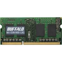 BUFFALO MV-D3N1600-L8G D3N1600-8G相当 法人向け（白箱）6年保証 PC3L-12800 DDR3 SDRAM S.O.DIMM 8GB 低電圧 | IS-LINK