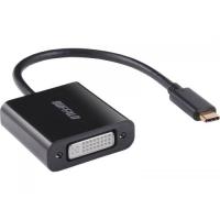 BUFFALO BDCDVBK ディスプレイ変換アダプタ USB Type-C - DVI ブラック | IS-LINK