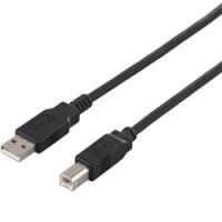 BUFFALO BSUAB215BK USB2.0ケーブル（A to B） 1.5m ブラック | IS-LINK