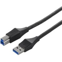 BUFFALO BSUABU330BK ユニバーサルコネクター USB3.0 A to B ケーブル 3.0m ブラック | IS-LINK