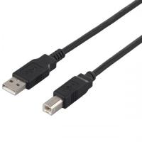 BUFFALO BU2ABK20BK USB2.0 A to B 環境対応ケーブル 2.0m ブラック | IS-LINK