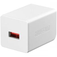 BUFFALO BSMPA2402P1WH 2.4A USB急速充電器 AutoPowerSelect機能搭載 1ポートタイプ 自動判別USBx1 ホワイト | IS-LINK