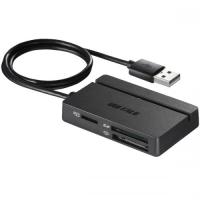 BUFFALO BSCR100U2BK USB2.0 マルチカードリーダー/ライター スタンダードモデル ブラック | IS-LINK