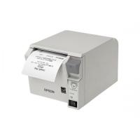 EPSON TM702US501 サーマルレシートプリンター/58mm/USB・シリアル/前面操作/クールホワイト | IS-LINK