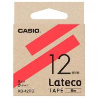 CASIO XB-12RD Lateco用テープ 12mm 赤/黒文字 | IS-LINK