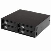 StarTech.com SATSASBP425 4ベイHDD/SSD増設モバイルラック 5.25インチベイ内蔵タイプ 4x 2.5インチSATA/SASドライブ対応リムーバブルケース ホットスワップ 〜 | IS-LINK