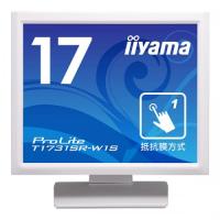 iiyama T1731SR-W1S タッチパネル液晶ディスプレイ 17型 / 1280x1024 / D-sub、HDMI、DisplayPort / ホワイト / スピーカー：あり / SXGA / 防塵防滴 / 抵抗膜 | IS-LINK