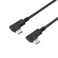 ELECOM（エレコム）USB Type-C ケーブル 両端L字 やわらか 60W PD 2m USB2.0 480Mbps ブラック U2C-CLLY20NBK | スマホケース・ウォッチベルトのCASE CAMP