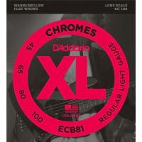 D'Addario / Chromes Flat Wound ECB81 Regular Light 45-100 Long Scale ベース弦 (横浜店) | イシバシ楽器 17ショップス