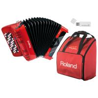 Roland ローランド / V-Accordion FR-1XB RD(純正ケース BAG-FR-1 セット！)レッド Vアコーディオン ボタン鍵盤タイプ(YRK) | イシバシ楽器