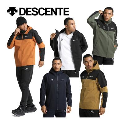 DESCENTE フィットネスウェア 上下セット（色：オレンジ系）｜ウエア