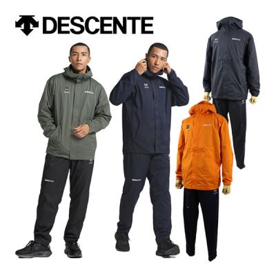 DESCENTE フィットネスウェア 上下セット（色：オレンジ系）｜ウエア