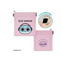 トシBH-PP002  【BLUE HAMHAM】【ブルーハムハム】パックンポーチ【ピンク】【宇宙ハムスター】【動物】【アニマル】【ポーチ】【ケース】【小物入れ】【メイ… | いしだ屋
