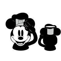 サンSAN4176　【ディズニーキャラクター】3Dマグ【蒸気船ウィリー】【ミッキーマウス】【映画】【アニメ】【コップ】【カップ】【食器】【食事】【キッチン】… | いしだ屋
