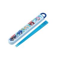 スケ682872　【送料無料】【日本製】【ソニック】箸とケース【ソニックザヘッジホッグ】【ゲーム】【箸入れ】【お箸】【遠足】【アウトドア】【子供】【キッズ… | いしだ屋