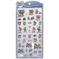 クラ132226 ディズニーキャラクター　うるちゅるポップシールドナルドとデイジー　アニメ　映画　ステッカー　シール　プチ　ミニ　文房具　雑貨　グッズ