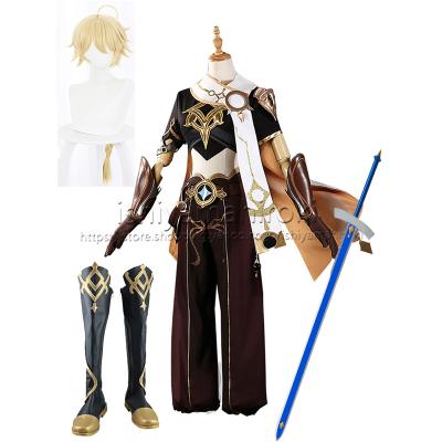 原神 空 アパレル】します] 猫屋小舗 原神 コスプレ ソラ 空 旅人 衣装